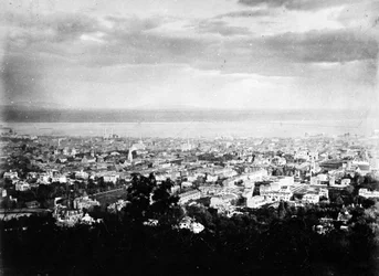 Uitzicht op Montreal vanaf Mount Royal Park, ca. 1860-90